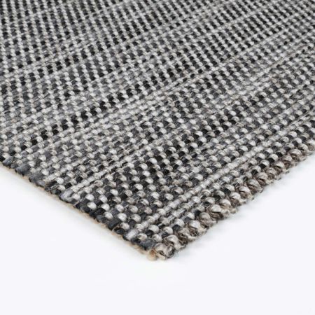 Tapis sur mesure tissé plat Impression Taupe