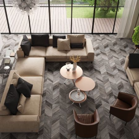 Gerflor Creation 30 0809 Chevron hurricane