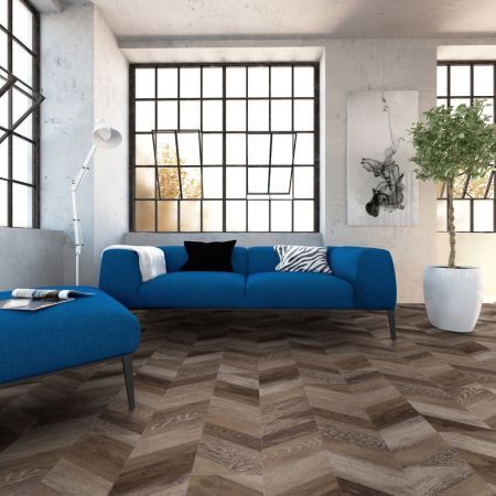 Gerflor Creation 55 0810 Chevron moka